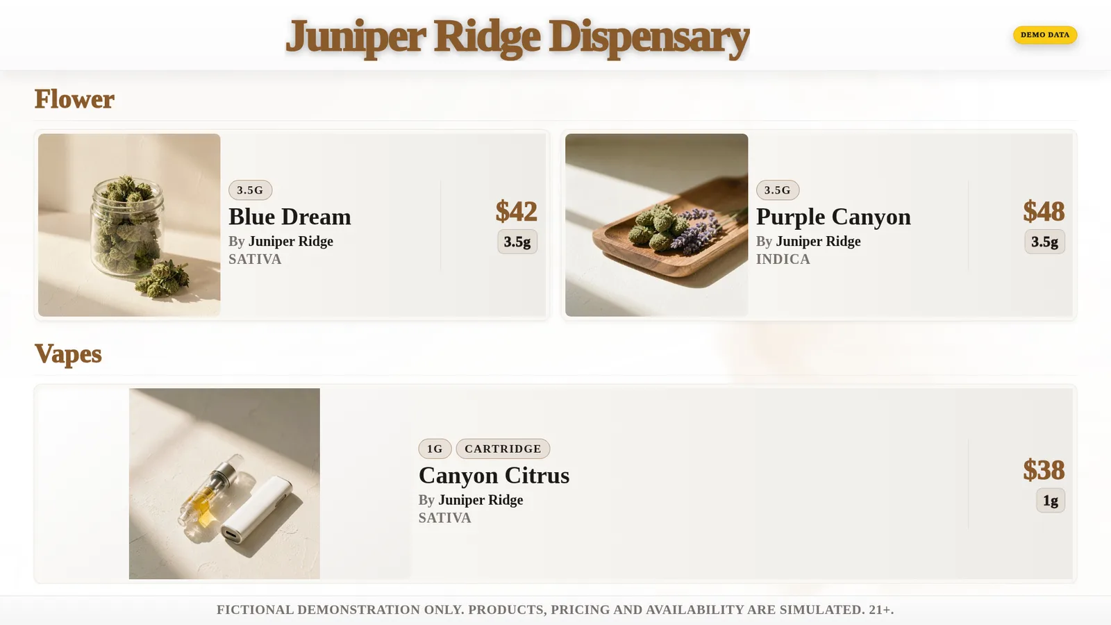 kraft paper theme preview